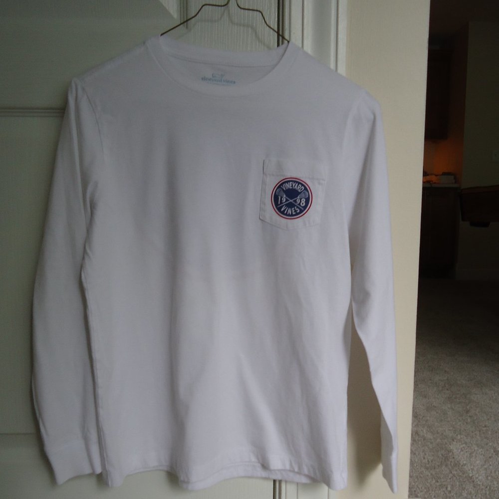Vineyard Vines Long Sleeve Shirt Sz M 12 14